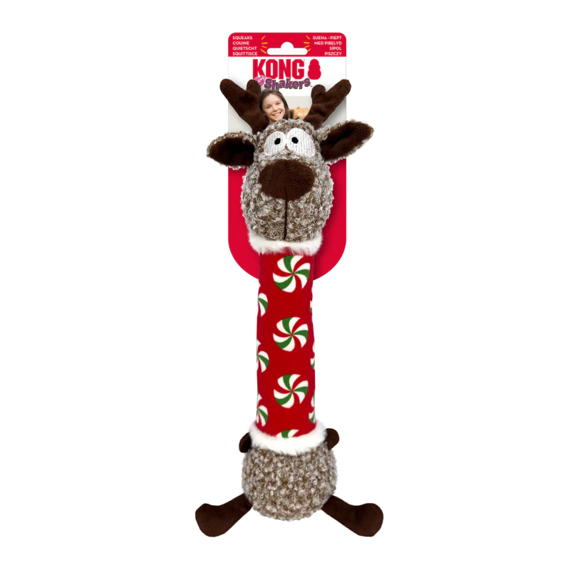 Kong Holiday Shakers Luvs Reindeer Kutyajáték