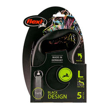 Flexi Black Design Szalag Póráz 5m/50kg