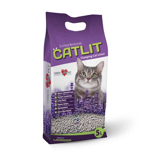 CATLIT Csomosodó Macskaalom Levendulával 5l/4kg