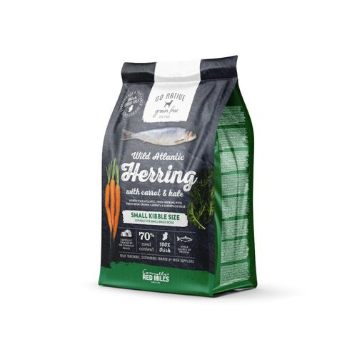 Go Native Ultra Prémium Kutyatáp Small Breed Herring, Répa és Kel 1.5kg