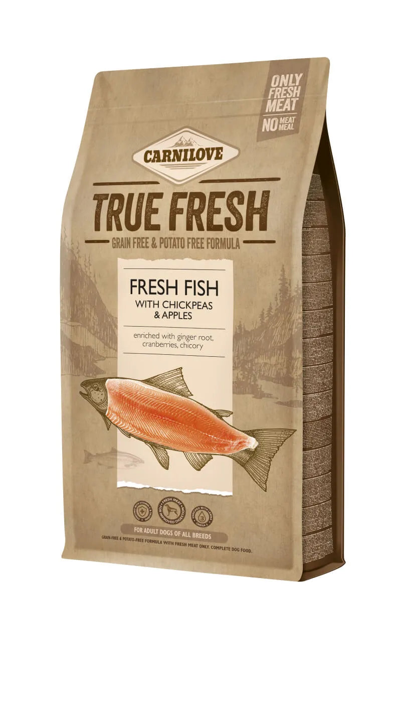 Carnilove Felnőtt Kutyatáp True Fresh Dog  Hal 1.4kg