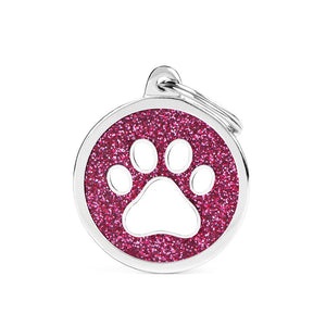 MyFamily Shine Big Circle Paw Glitter