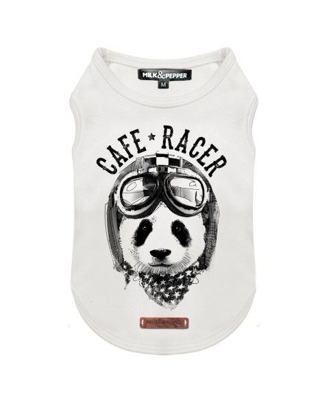 Milk & Pepper Panda Racer T-Shirt Kutyaruha