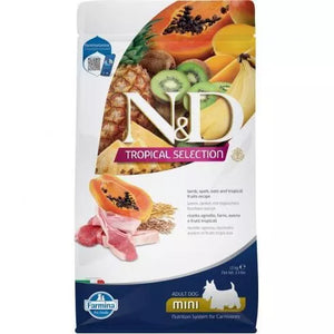 N&D Tropical Selection Adult Mini Bárányhúsos Száraztáp 1.5kg